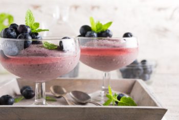 Blueberry Pudding (Dairy Free)